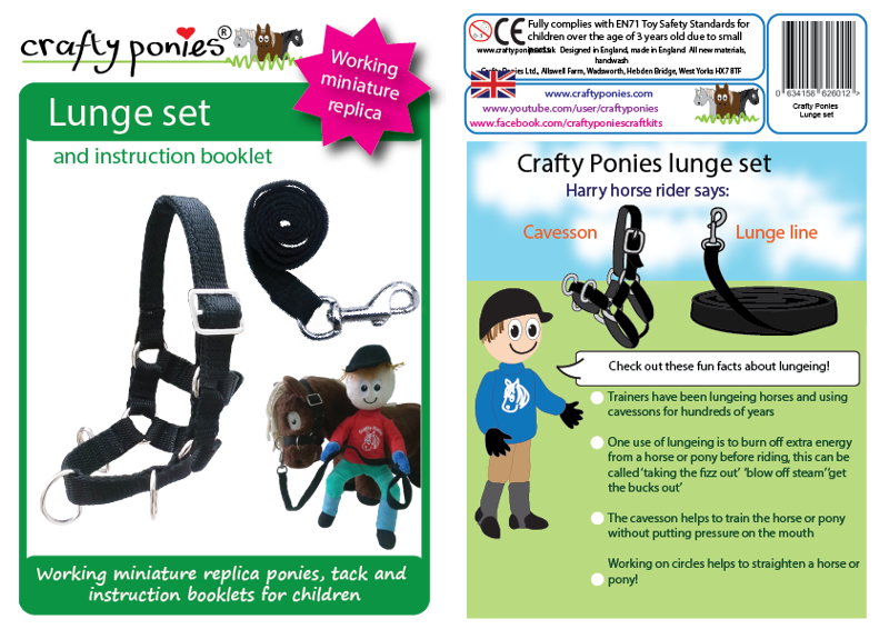 Crafty Ponies Lunge Set Black-1